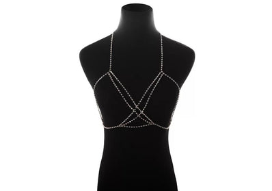 Chest Harness Rhinestone Body Chain
