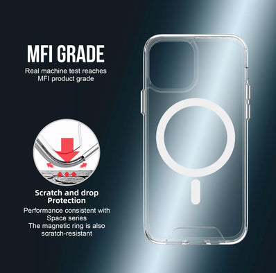 iPhone wireless charging and Magnetic Clear case 