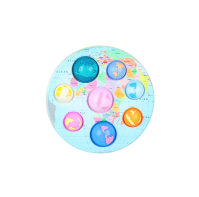 Earth Push Pop Bubble Fidget toy.