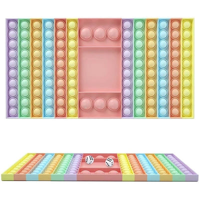 Pop Game Dice Fidget Toy Chest Board