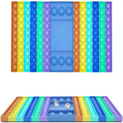 Pop Game Dice Fidget Toy Chest Board