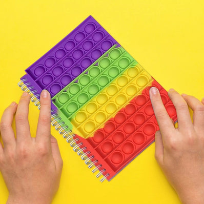 A5 Silicone Push Pop Bubble Notebook