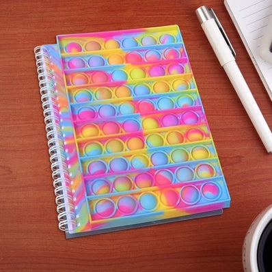 A5 Silicone Push Pop Bubble Notebook