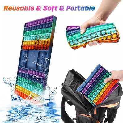 Pop Game Dice Fidget Toy Chest Board