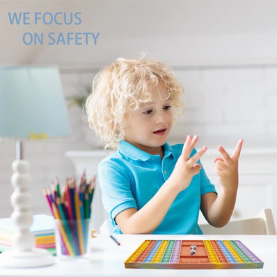 Pop Game Dice Fidget Toy Chest Board